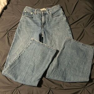 Madewell The Perfect Vintage Wide Leg Jeans Size 27